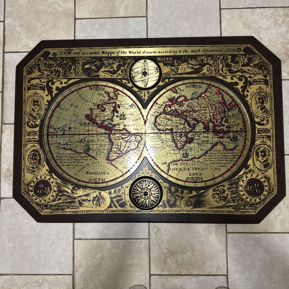 Vintage Style World Map